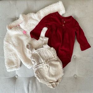 12 Month Baby Winter Clothes - Lot of 3